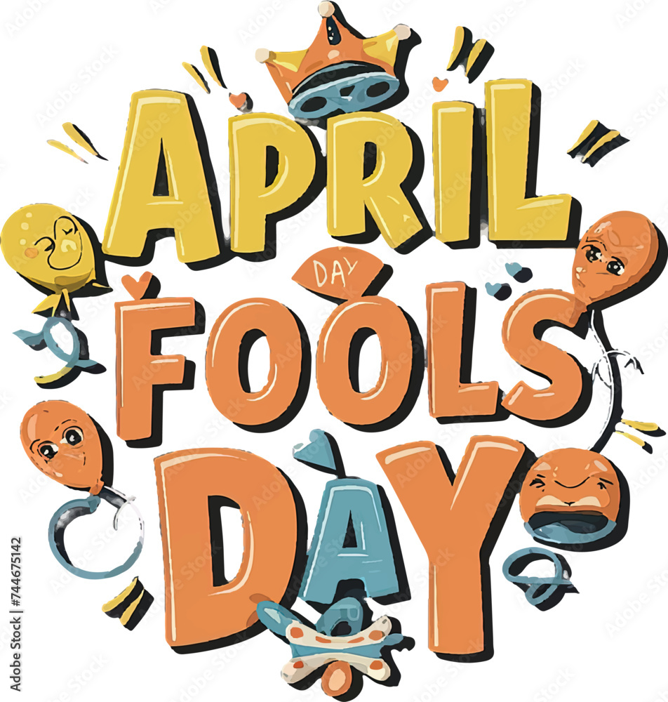 April Fools Typography T-shirt Vector Design April Fools Typography T-shirt Vector Design