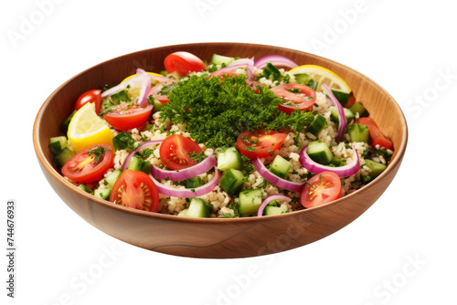 Parsley Salad Creation Pleasure Isolated on Transparent Background, PNG format