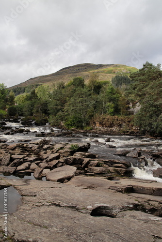 Killin Falls of Dochart, scotland.