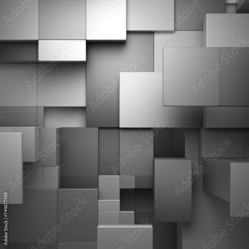 Abstract Gray Squares design background