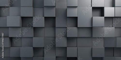 Abstract Gray Squares design background