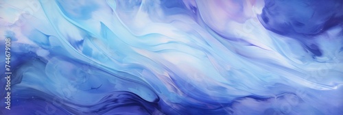 Abstract indigo oil paint brushstrokes texture pattern contemporary painting wallpaper background