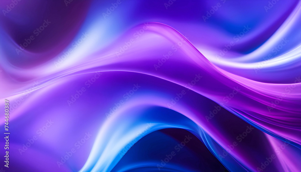 Digital abstract artwork, abstract puffs of smoke with shades of purple and blue, 3D effect, Digital abstract artwork, abstract puffs of smoke with shades of purple and blue, 3D effect,