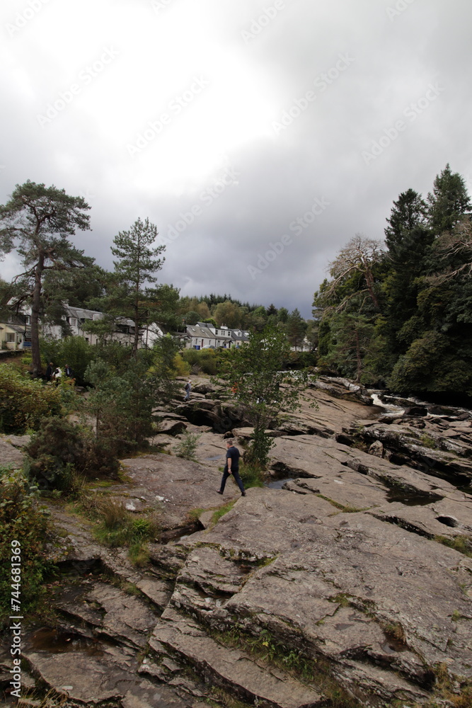 Killin Falls of Dochart, scotland. Killin Falls of Dochart, scotland.