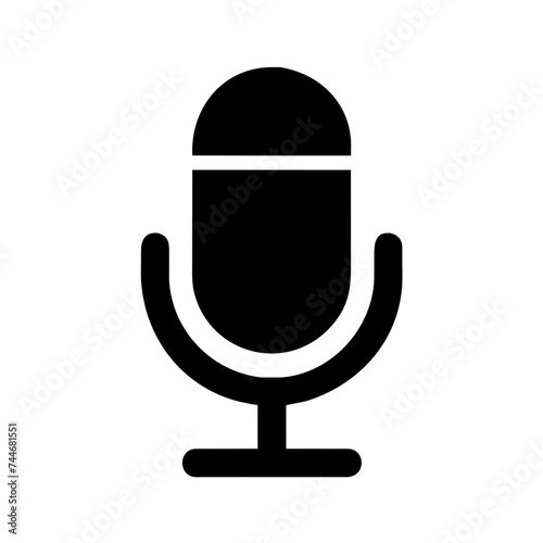 microphone icon illustration