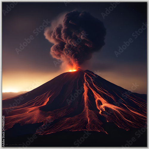 volcano eruption volcano © Tiago