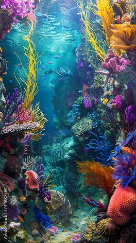 The Underwater World of Coral Reefs, Alive with Color and Life
