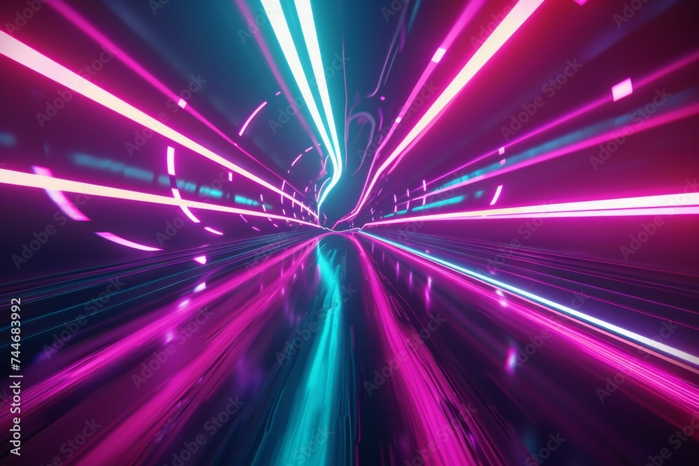 Colorful acceleration speed motion background
