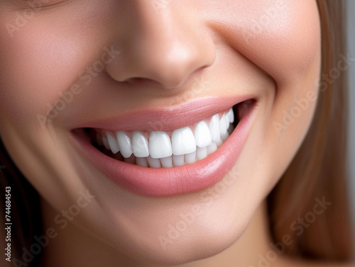 Exuberant Smile with Perfect White Teeth
