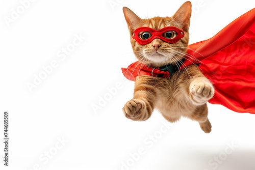 Flying superhero cat © erika8213