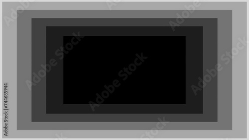 simple rectangles with monochrome black and white grandient scale up to create loop able animation photo