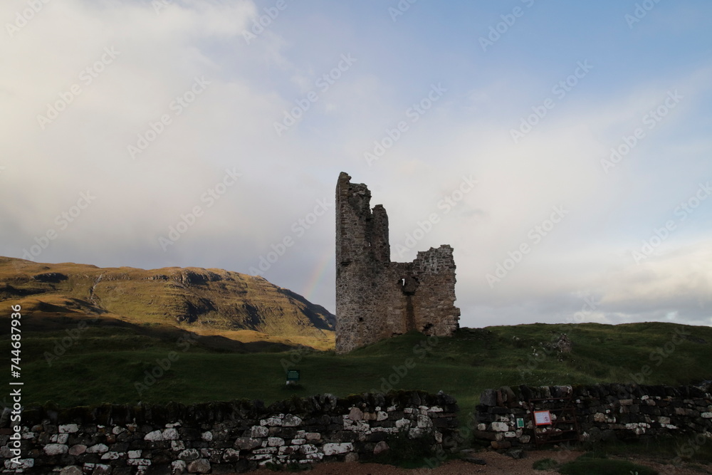 Ardvreck Castle Loch Assynt, Scottish Highlands
