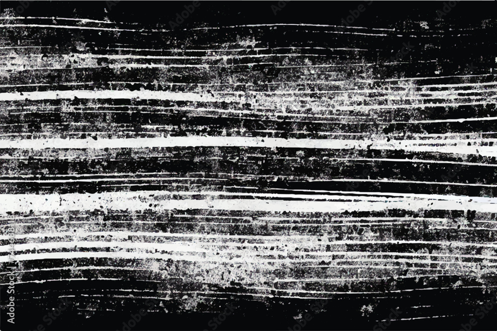 Rustic grunge vector texture with grain and stains. Abstract noise background. Grunge texture. Dirty and damaged. Detailed rough backdrop. Black and white grunge texture. EPS10.
