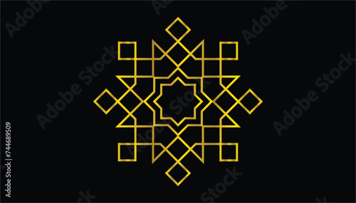 Vector Arabic Ramadan pattern Islamic background