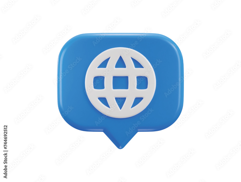 language translate icon 3d rendering vector illustration language translate icon 3d rendering vector illustration