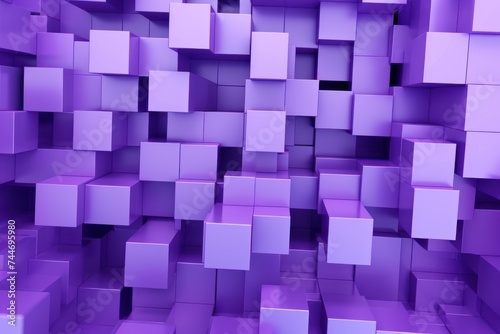 Abstract Lilac Squares design background