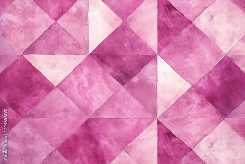 Abstract magenta colored traditional motif tiles wallpaper floor texture background banner