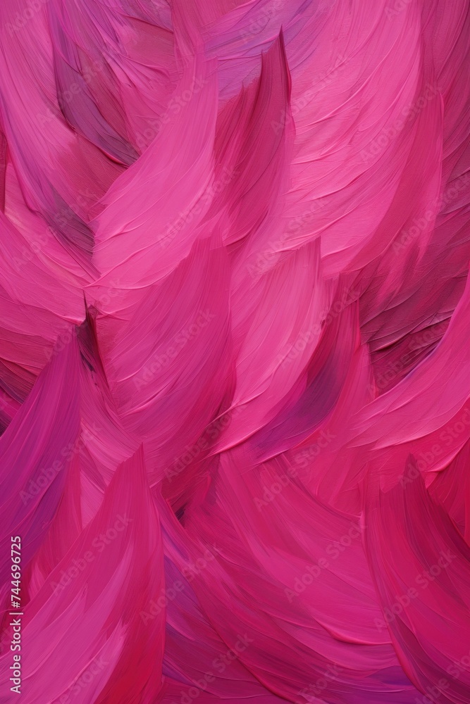 Abstract magenta oil paint brushstrokes texture pattern contemporary painting wallpaper