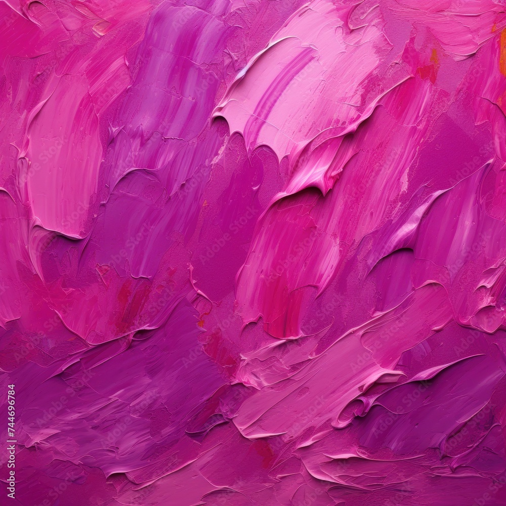 Abstract magenta oil paint brushstrokes texture pattern contemporary painting wallpaper