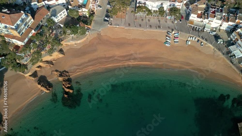 Coastal Escape: Platja de Pol's Tranquil Haven on the Costa Brava near Sant Feliu de Guixols
 photo