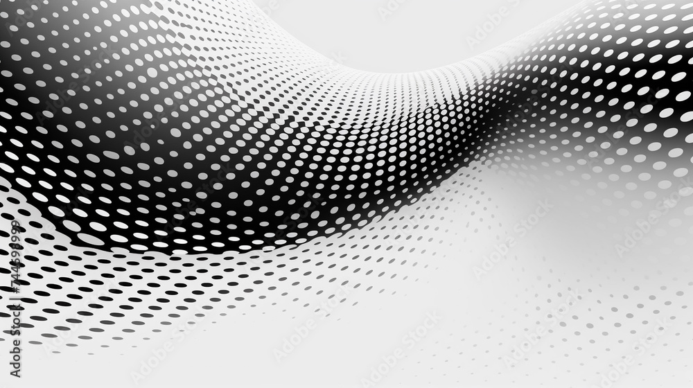 Obraz premium Abstract halftone design background, generative AI