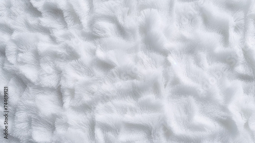 Textile fluffy white abstract cotton terry seamless pattern cloth towel clean background fabric white soft carpet, generative AI