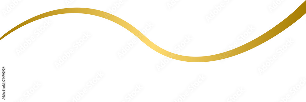 White and gold curved gradient border header and footer