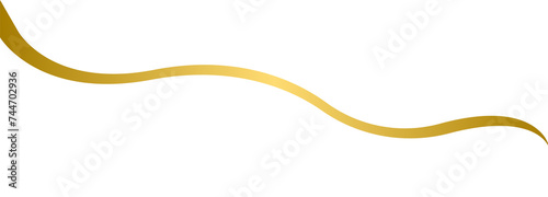 White and gold curved gradient border header and footer