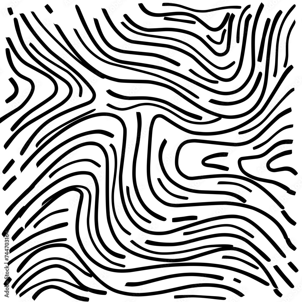 Abstract squiggle line 