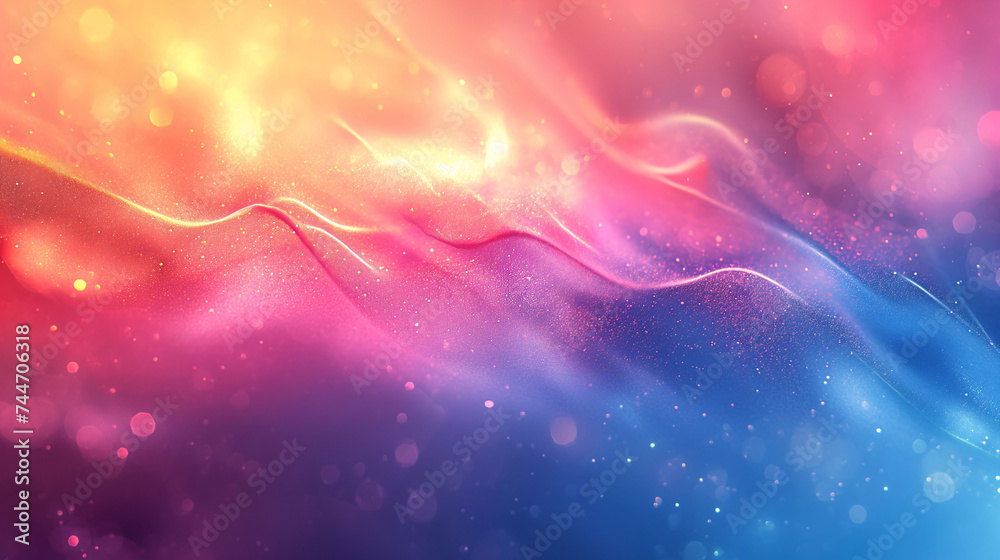 Abstract multicolor waves of paint, swirling clouds of rainbow colors, liquid art Abstract multicolor waves of paint, swirling clouds of rainbow colors, liquid art
