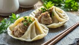 homemade lamb and fennel dumplings jiaozi chinese beijing food