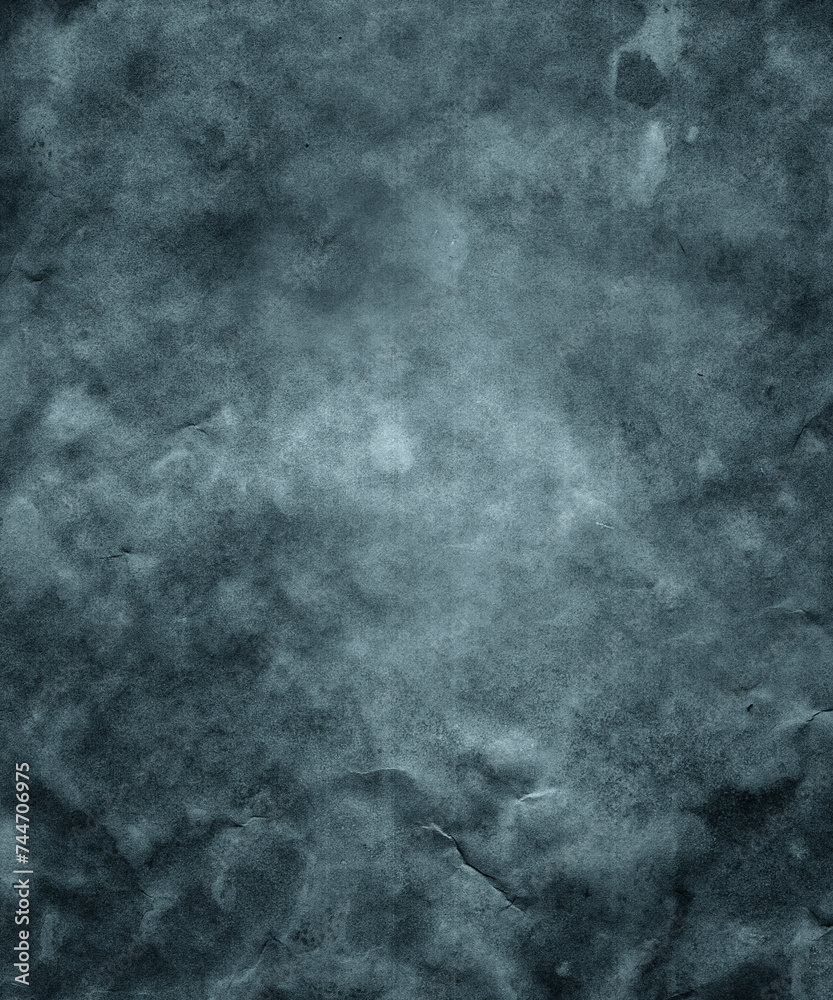 Fototapeta premium Blue grunge paper background, vintage texture