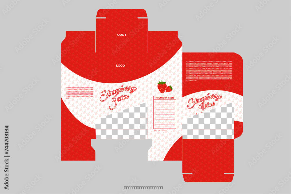 Packaging box design template Stock Vector | Adobe Stock