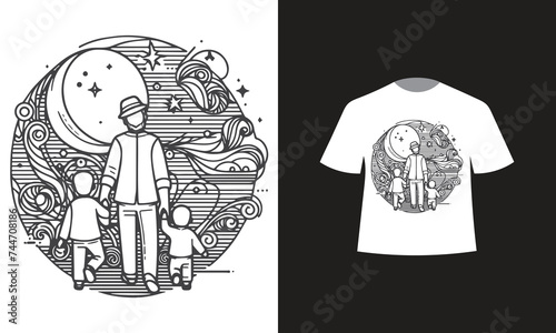 fathers day t-shirt design 2024