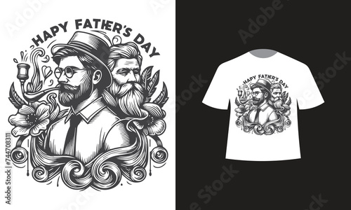 fathers day t-shirt design 2024