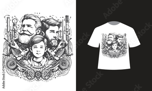 fathers day t-shirt design 2024