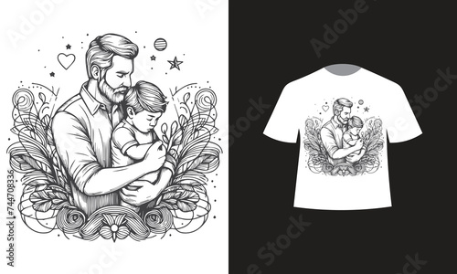 fathers day t-shirt design 2024