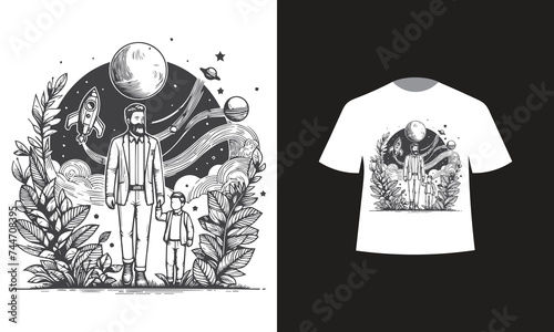 fathers day t-shirt design 2024