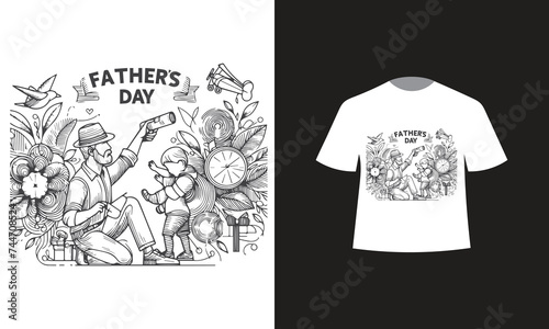 fathers day t-shirt design 2024