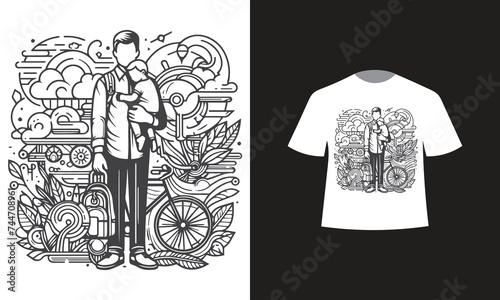 fathers day t-shirt design 2024
