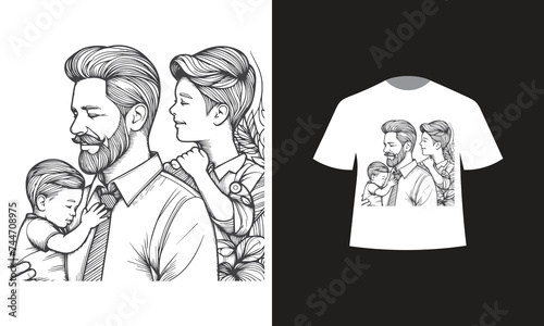 fathers day t-shirt design 2024