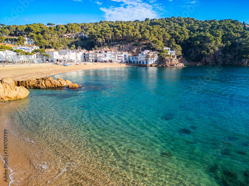 Elevated Experiences: Aerial Views of Tamariu, Where Luxury Tourism Meets Fishing Tradition in Costa Brava 