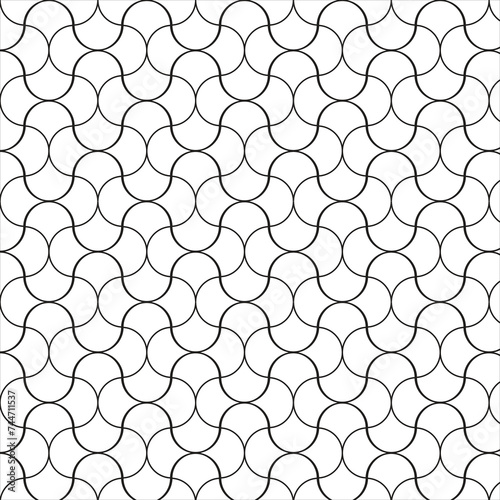 seamless vector Stylish texture Seamless linear pattern for using graphic resource