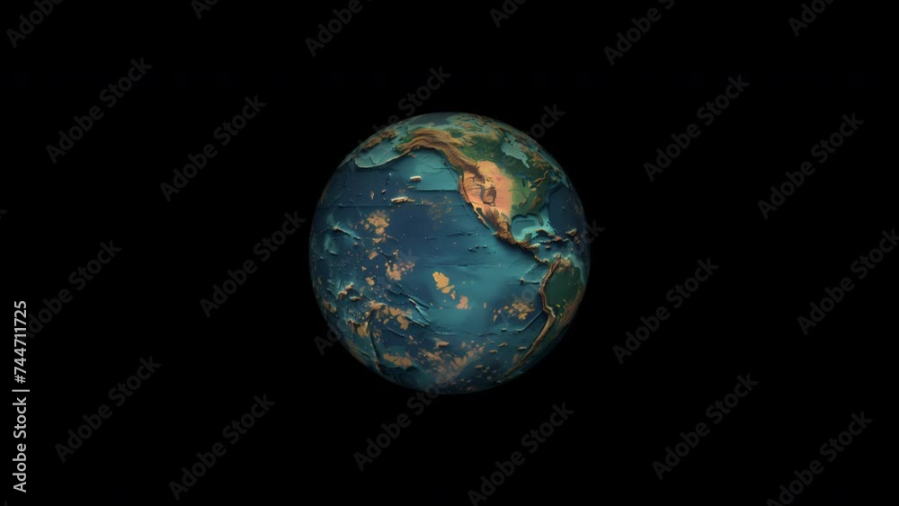 Alien Planet View from outher space. Exo planet. blue Ocean Earth like . Alien Planet View from outher space. Exo planet. blue Ocean Earth like .