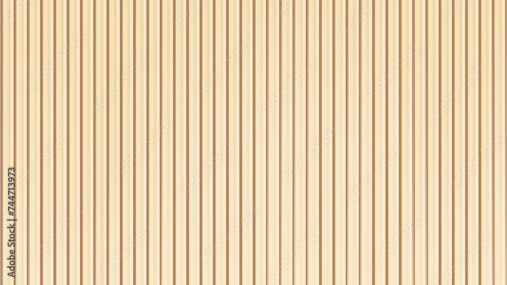 Solid wooden battens wall pattern background with natural color finishing - obrazy, fototapety, plakaty 