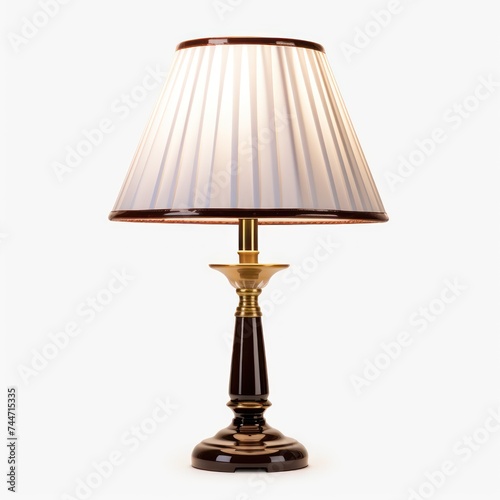 HD Isolated White Table Lamp with Transparent Background
