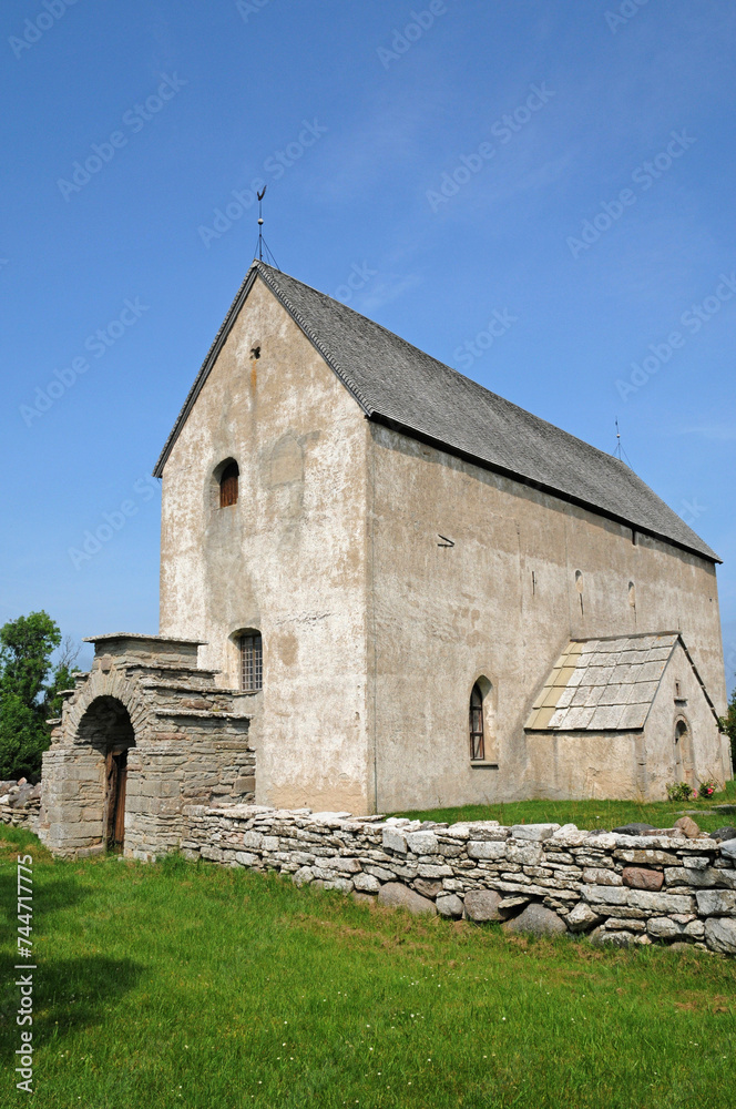 Sweden, the little old church of Kalla