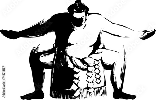 Canvastavla 相撲