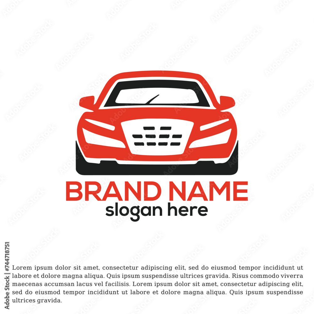 Obraz premium AutoElite: Premier Car Service Logo