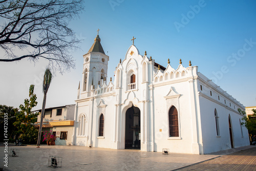 St Josephs Church, Architectural Heritage of Colombia and the place where the Colombian Literature Nobel Prize Gabriel Garcia Marquez was baptized in his birthplace, the small town of Aracataca